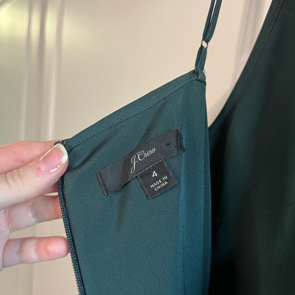 J. Crew Pleated Lace Trim Dress - Picture 11 of 13